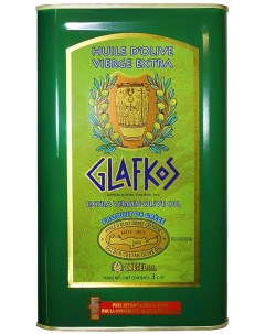 Оливковое масло Glafkos Extra Virgin нерафинированное 3л Cretel s.a