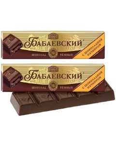 Батончик Бабаевский с шоколадной начинкой 50г упаковка 2 шт Кк бабаевский