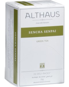 Чай Althaus Сенча сенпай зеленый 20 1 75г Алеф трейд