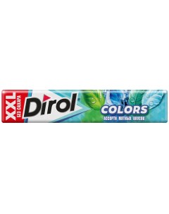 Жевательная резинка Dirol Colors XXL ассорти мятных вкусов 19г Mondelez