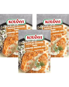 Приправа Kotanyi для приготовления рыбы в сливочно икорном соусе 20г упаковка 3 шт Котани