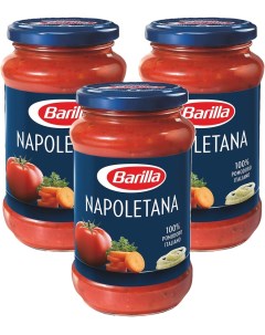 Соус Barilla Napoletana томатный с овощами 400г упаковка 3 шт Harrys