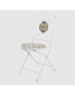 Декоративный стул с мозаикой 38х38х90 см Heng yu