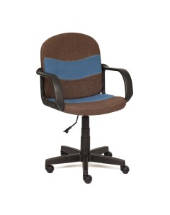 Кресло компьютерное коричневый синий 102х63х45 см Tc