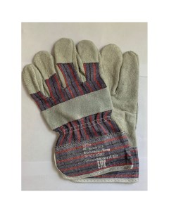 Защитные спилковые комбинированные перчатки Dinfix