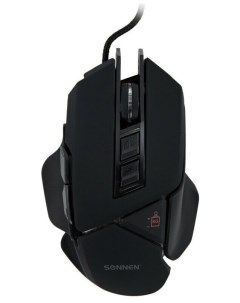 Компьютерная мышь Q10 черная 513522 Sonnen