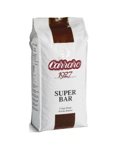Кофе Super Bar 1кг в зернах Carraro