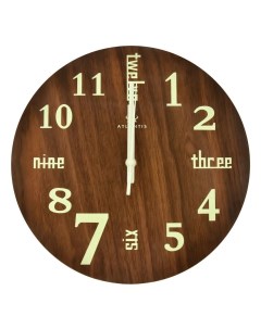 Часы настенные M6012 3 коричневый Atlantis