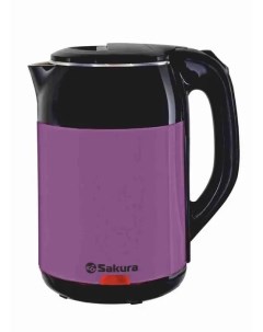 Чайник SA 2168BV черный фиолетовый Sakura