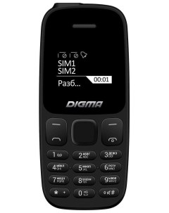 Телефон Linx A106 32Mb черный Digma