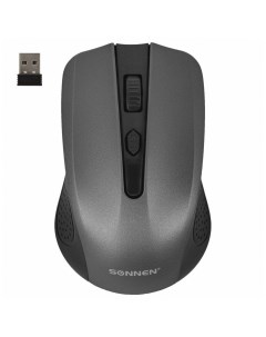 Компьютерная мышь V99 серая 513528 Sonnen