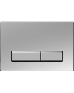 Кнопка смыва 009C Slim Хром матовый клавиша прямоугольная KDI 0000024 Aquatek