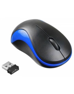 Компьютерная мышь 605SW черный синий USB Oklick