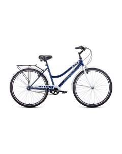 Велосипед взрослый CITY 28 low 3 0 темно синий белый RBK22AL28028 Altair