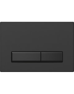 Кнопка смыва 009D Slim Черный матовый клавиша прямоугольная KDI 0000025 Aquatek