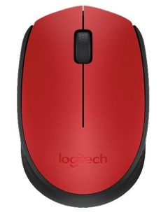 Компьютерная мышь M171 Red Black 910 004641 Logitech