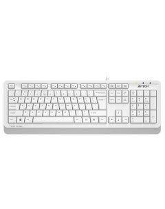 Клавиатура Fstyler FKS10 белый серый USB A4tech