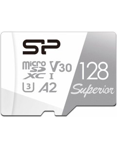Карта памяти Superior SP128GBSTXDA2V20SP adapter Silicon power