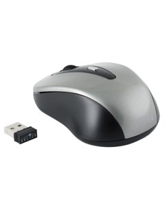 Компьютерная мышь 435MW серый черный USB Oklick