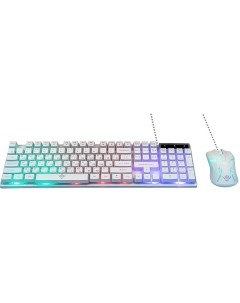 Комплект мыши и клавиатуры KMG 2305U WHITE Nakatomi