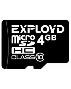 Карта памяти MicroSDHC 4GB Class10 Exployd