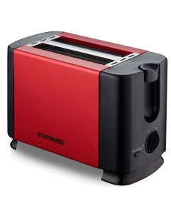 Тостер ST1102 красный черный Starwind