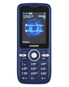 Телефон Linx B240 32Mb синий Digma