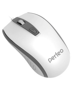 Компьютерная мышь PF 383 OP W GR белый серый PF 4931 Perfeo