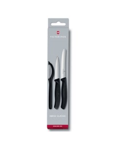 Набор кухонных ножей Swiss Classic Paring 6 7113 31 черный Victorinox