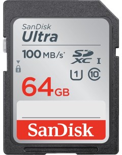 Карта памяти SDXC 64GB SDSDUNR 064G GN3IN Sandisk