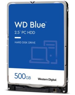 Жесткий диск HDD 500ГБ SATA III 2 5 Blue WD5000LPZX Western digital