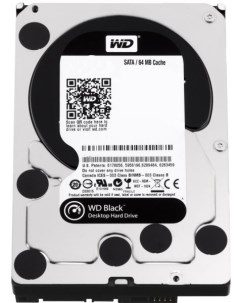 Жесткий диск SATA 6TB 7200RPM BLACK WD6003FZBX Western digital