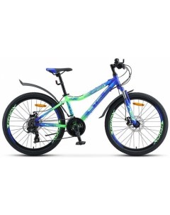 Велосипед для подростков Navigator 450 MD 24 V030 Синий неоновый зелёный LU093466 LU082897 13 Stels