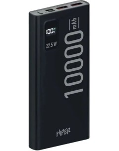 Внешний аккумулятор CORE X Transparent 10000mAh черный Hiper