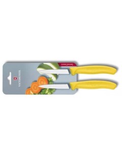 Набор кухонных ножей Swiss Classic желтый 6 7606 L118B Victorinox