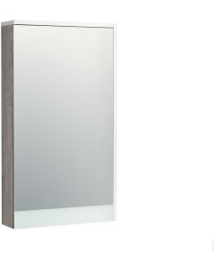 Шкаф с зеркалом Эмма Белый Дуб Навара 1A221802EAD80 Акватон