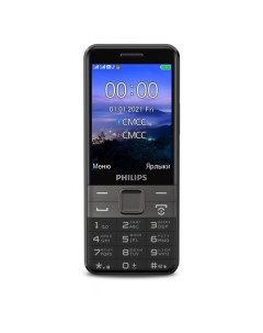 Телефон Xenium E590 64Mb черный Philips