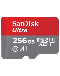 Карта памяти MicroSD Ultra C10 UHS I 150MB s 256GB без адаптера SDSQUAC 256G Sandisk