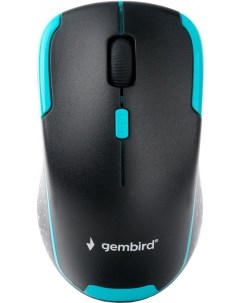 Компьютерная мышь MUSW 410 черный бирюзовый 18851 Gembird