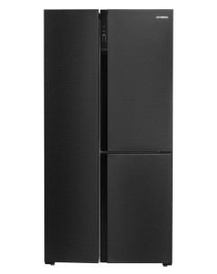 Холодильник Side by Side CS5073FV трехкамерный графит Hyundai