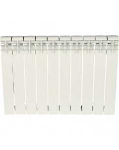 Радиатор отопления AL 500 100 A11 10 секции серый кв Firenze
