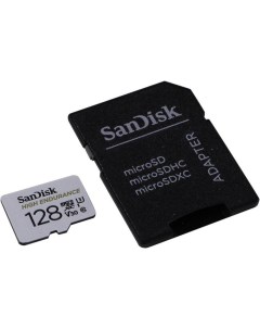 Карта памяти microSDHC 128GB SDSQQNR 128G GN6IA High Endurance adapter Sandisk