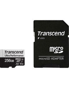 Карта памяти microSD 256GB TS256GUSD340S adapter Transcend