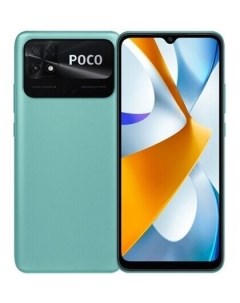 Телефон C40 3 32Gb зеленый Poco