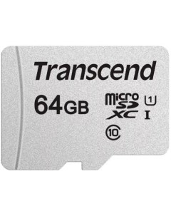 Карта памяти microSD 64GB TS64GUSD300S Transcend