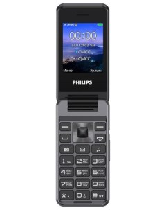 Телефон Xenium E2601 темно серый Philips