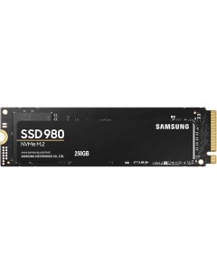 SSD накопитель 250Gb 980 M 2 2280 PCI E x4 MZ V8V250BW Samsung