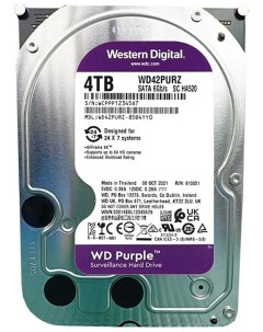Жесткий диск Purple 4TB WD42PURZ Western digital