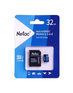 Карта памяти Standard MicroSD P500 32GB SD адаптер NT02P500STN 032G R Netac
