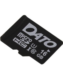 Карта памяти microSDHC 16 ГБ Class 10 DTTF016GUIC10 Dato